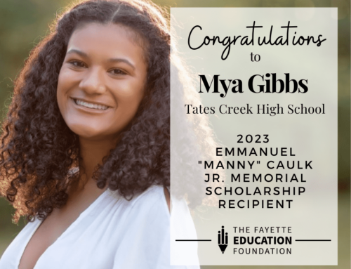 2023 Caulk Memorial Scholar Announced